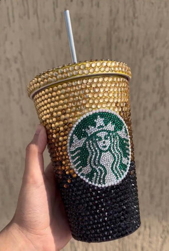 Two Gold Ombre Starbucks