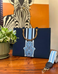 Navy Blue Sunshine Tote bag