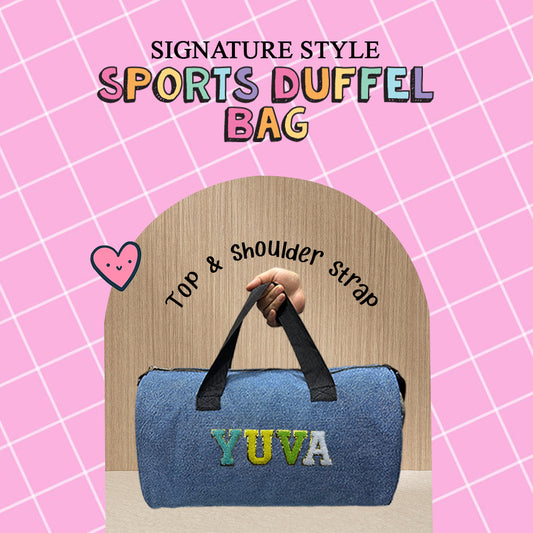 Denim Duffel Bag