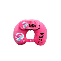 Printed Neck Pillow & Eye Mask Set