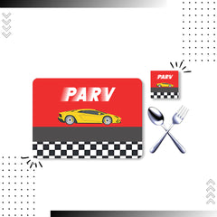 Silicon Table mat, coaster, spoon & fork