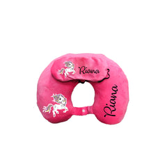 Printed Neck Pillow & Eye Mask Set