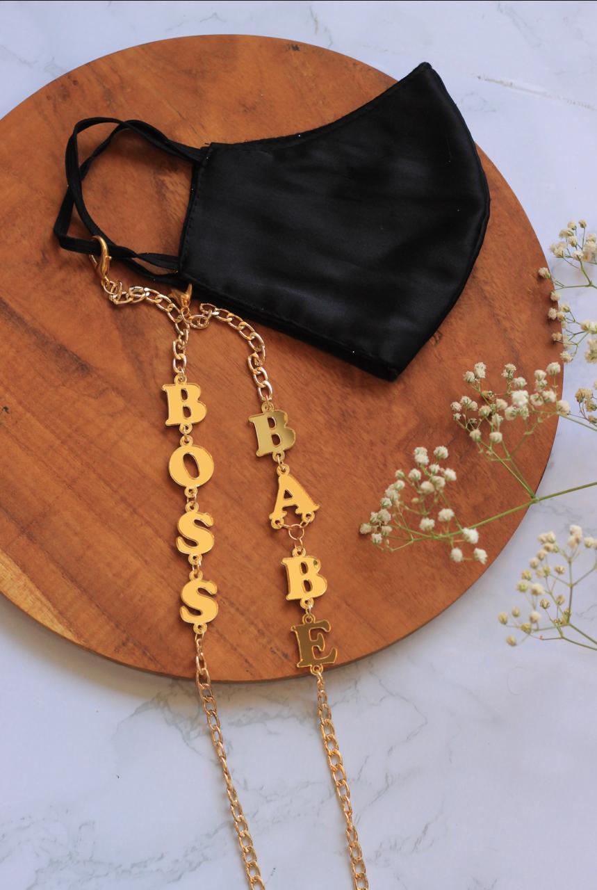 Personalised Mask Chain - The Little Gift Co