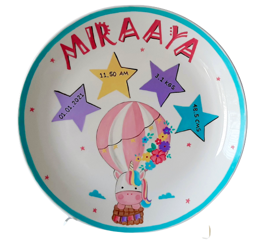 Unicorn in Hot Air Balloon - The Little Gift Co