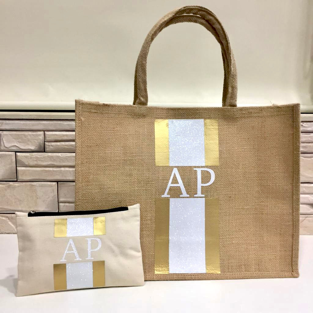 Natural - Gold Stripes - The Little Gift Co