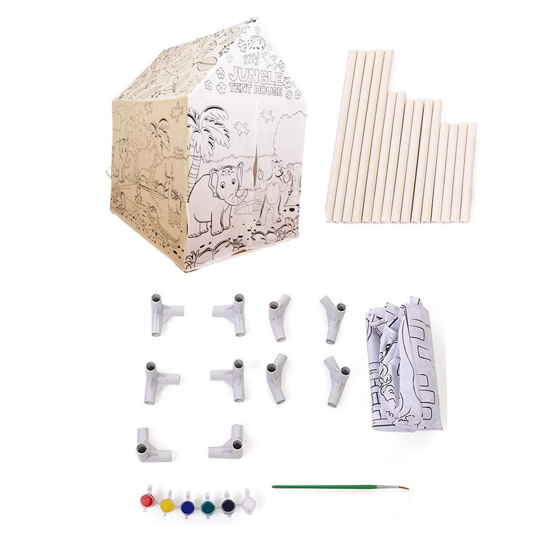 DIY Jungle Tent - The Little Gift Co