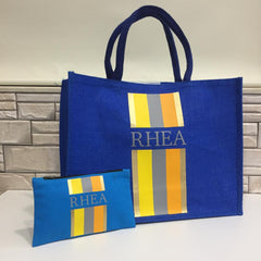 Royal Blue - Yellow Stripes - The Little Gift Co