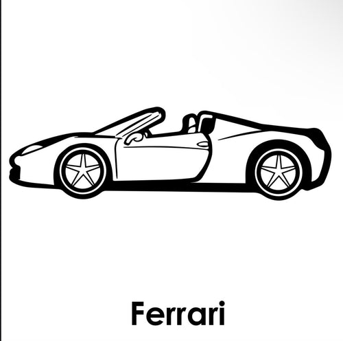 Holographic T-Shirt- Ferrari