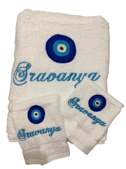 Evil Eye Bath Linen Set - The Little Gift Co