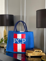 Royal Blue - Red Stripes - The Little Gift Co