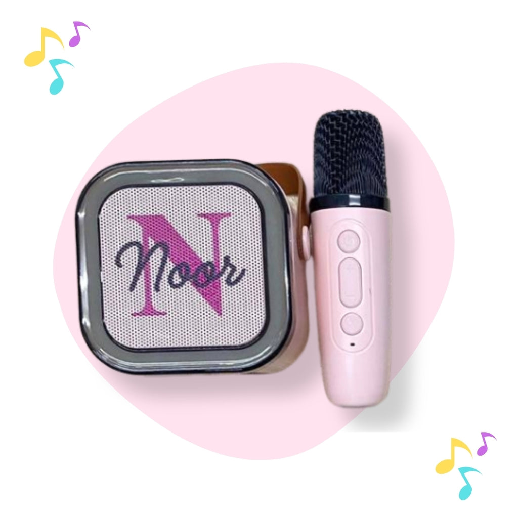 Karaoke Speaker With Mic (Monogram)