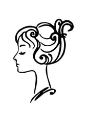 Vintage Lady Silhouette