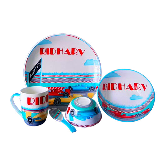 F1 Racing Snack Set : Hand Painted