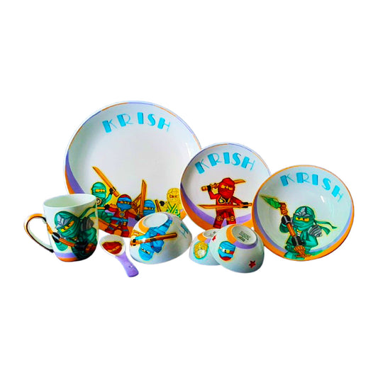 Ninja Snack Set : Hand Painted