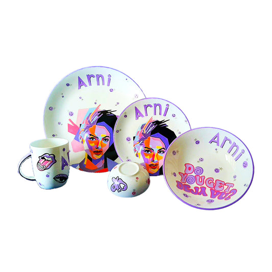 Olivia Rodrigo Snack Set : Hand Painted