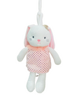 Pink Cat Musical Toy Polka Dot