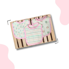 Pink stripes, flowers, owl