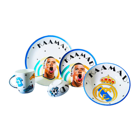 Real Madrid Snack Set : Hand Painted