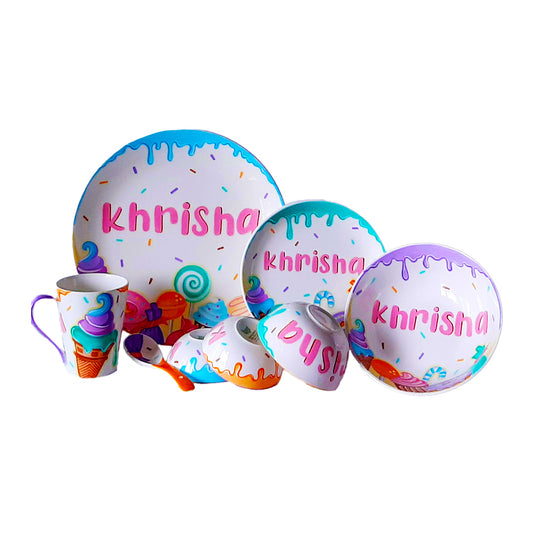 Candy Land Snack Set : Hand Painted