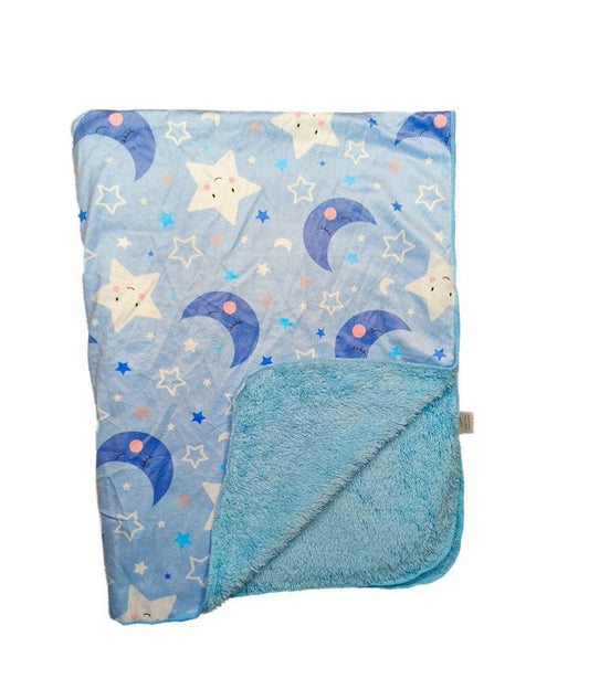 Moon and Star : Baby Blanket