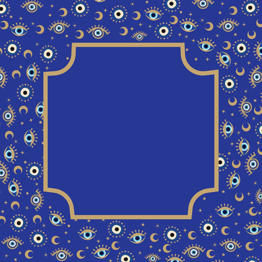 DARK BLUE EVIL EYE