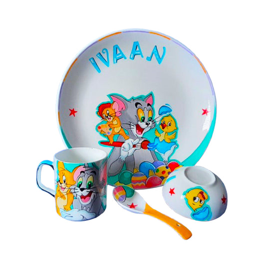 Jerry & Friends Snack Set : Hand Painted