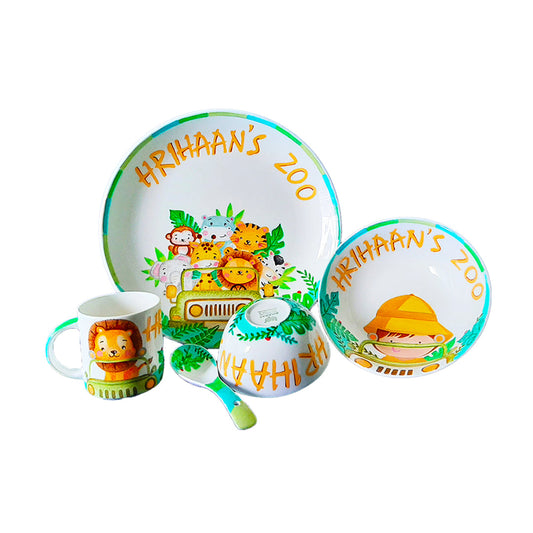 Jungle Safari Snack Set : Hand Painted