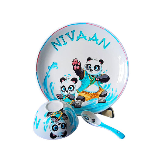 Kung Fu Snack Set : Hand Painted