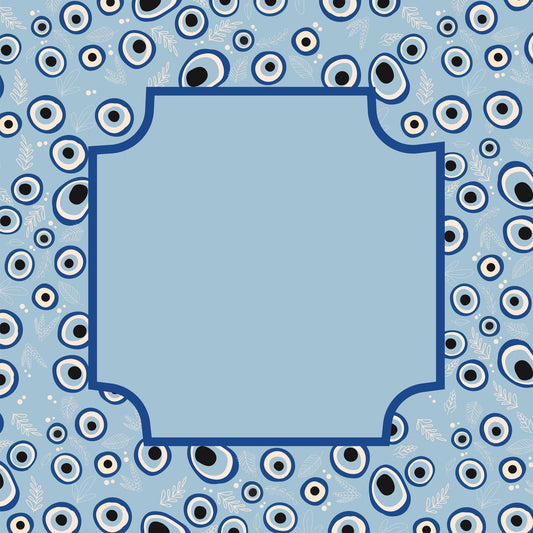 LIGHT BLUE EVIL EYE