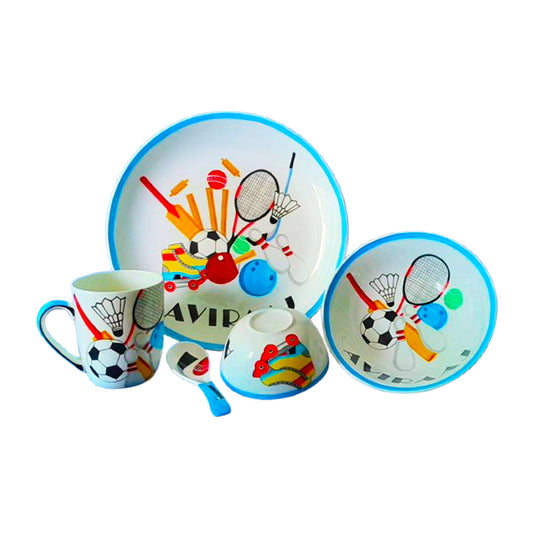 Sports Snack Set : Hand Painted