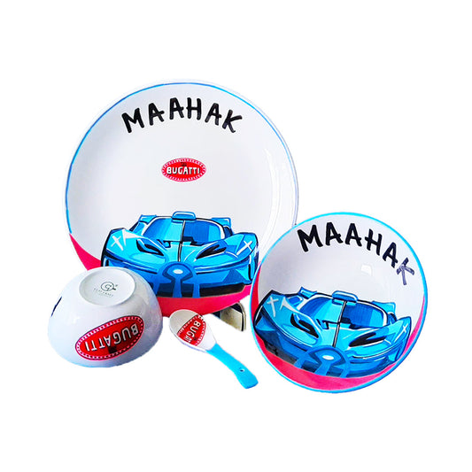 Sports Car Snack Set : Hand Painted