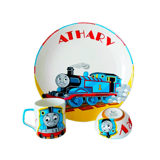Thomas Snack Set : Hand Painted