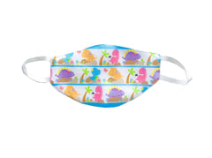 Big Dinos Face Mask - Blue - The Little Gift Co