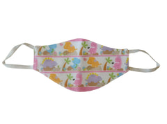 Big Dinos Face Mask - Pink - The Little Gift Co