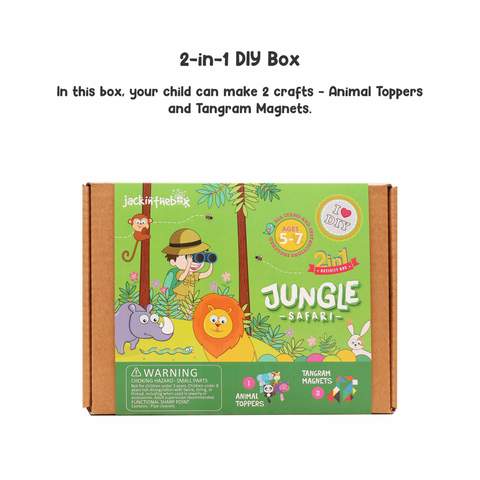 Jungle Safari 2-in-1 DIY Craft Box