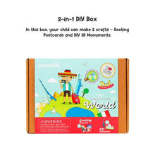 Load image into Gallery viewer, Around the World 2-in-1 DIY Craft Box