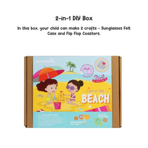 A Day at the Beach 2-in-1 DIY Craft Box
