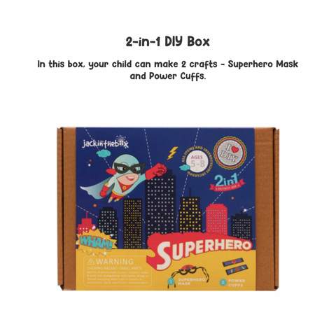 Superhero 2-in-1 DIY Craft Box - The Little Gift Co