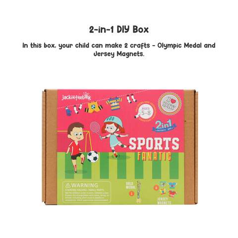 Sports Fanatic 2-in-1 DIY Craft Box - The Little Gift Co