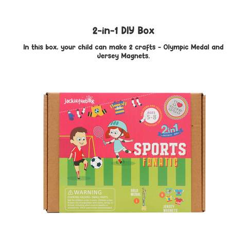 Sports Fanatic 2-in-1 DIY Craft Box