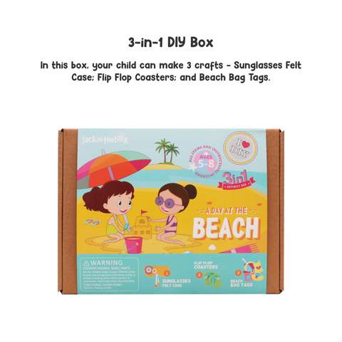A Day at the Beach 3-in-1 DIY Craft Box