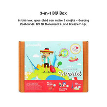Load image into Gallery viewer, Around the World 3-in-1 DIY Craft Box