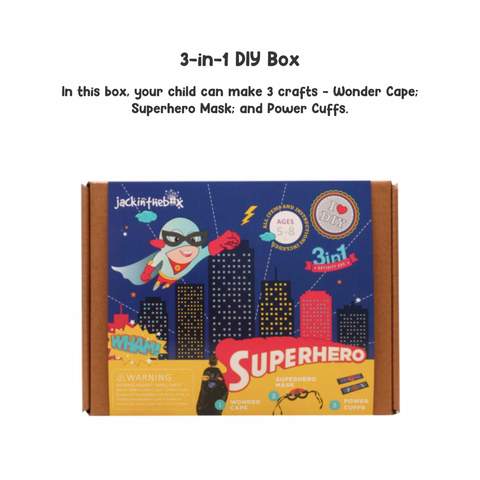 Superhero 3-in-1 DIY Craft Box - The Little Gift Co