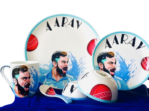 Virat Kohli theme Crockery Set