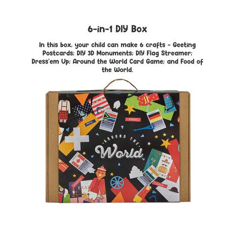 Around the World 6-in-1 DIY Craft Box - The Little Gift Co