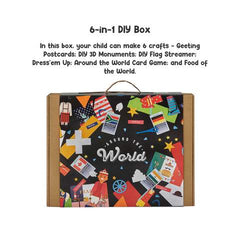 Around the World 6-in-1 DIY Craft Box - The Little Gift Co