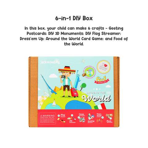 Around the World 6-in-1 DIY Craft Box - The Little Gift Co
