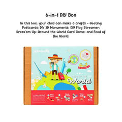 Around the World 6-in-1 DIY Craft Box - The Little Gift Co
