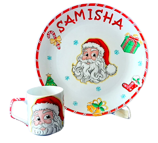 Santa Gifts theme Crockery Set