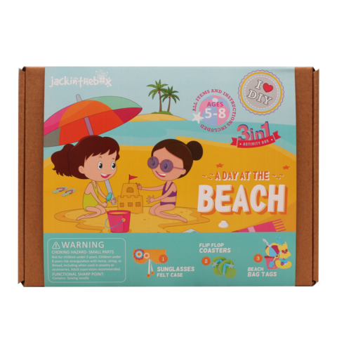 A Day at the Beach 3-in-1 DIY Craft Box